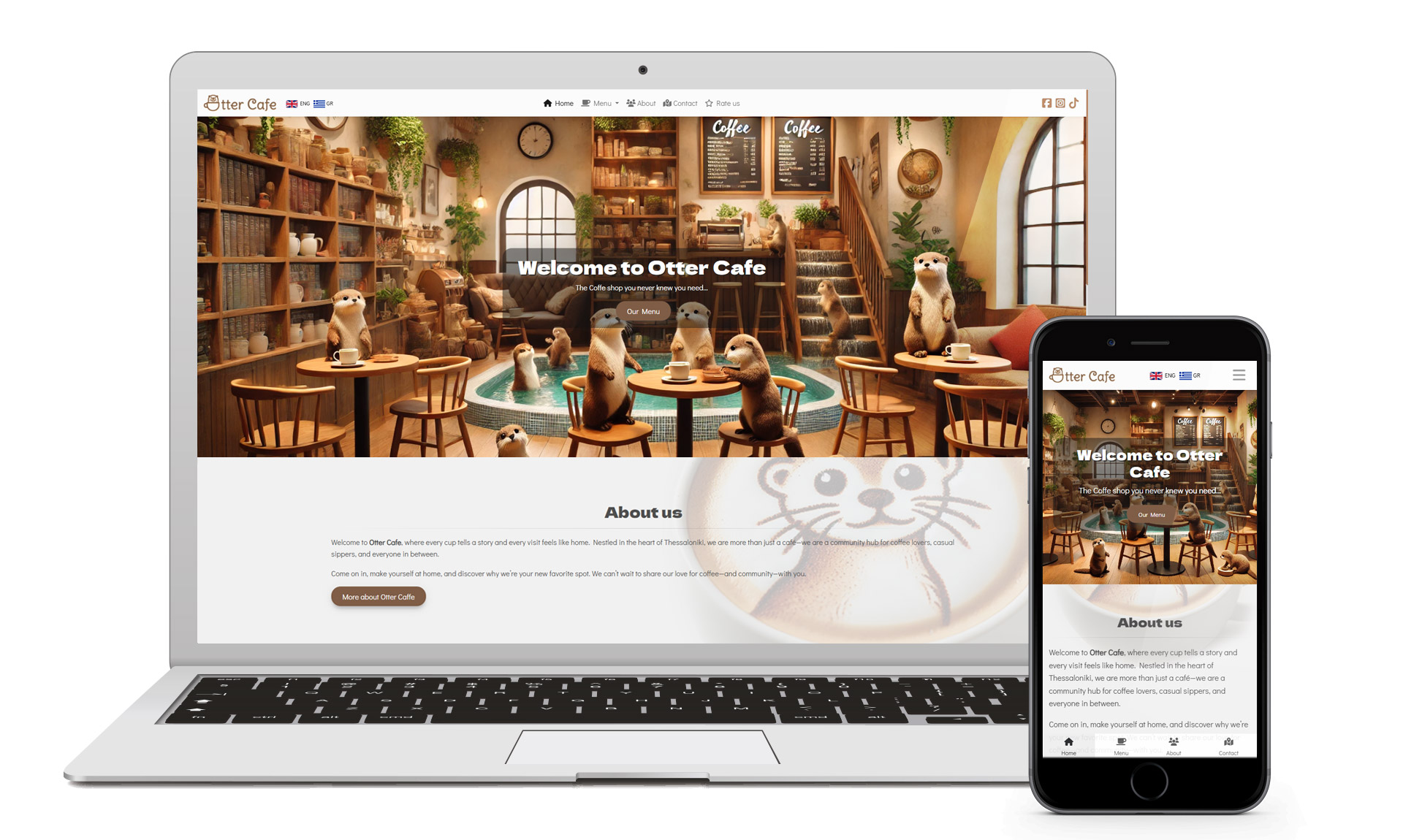 Online catalogue website